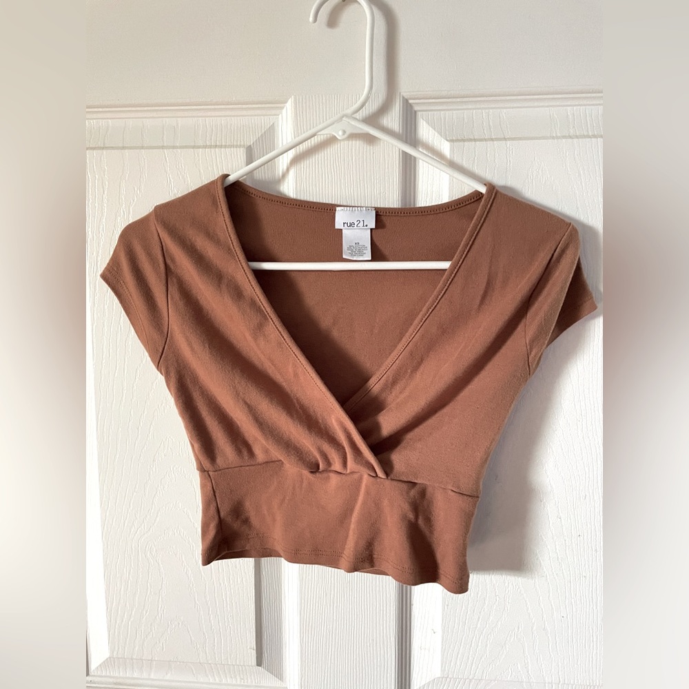 Brown Rue 21 Summer Top